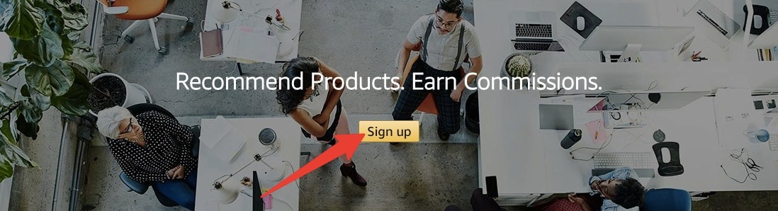 Amazon Affiliate Program Sign Up