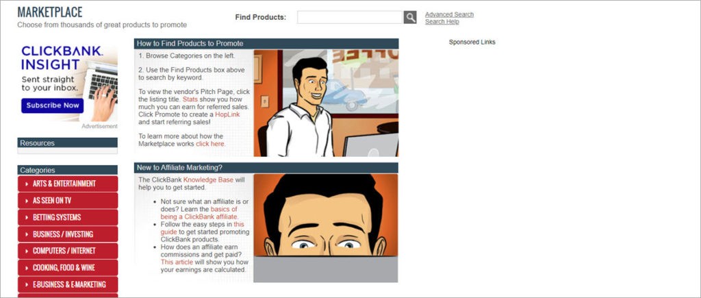 Clickbank Marketplace Overview