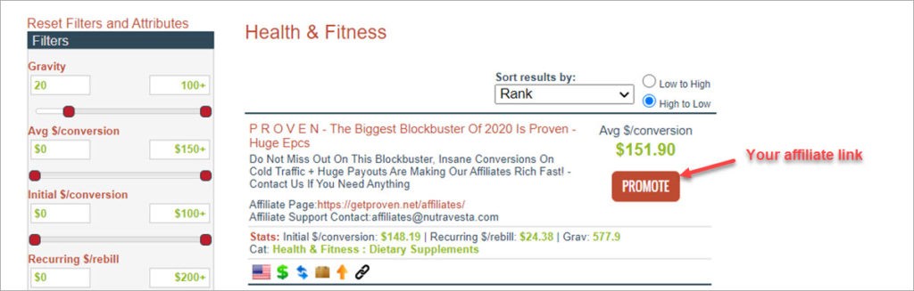 Creating Affiliate Links Clickbank