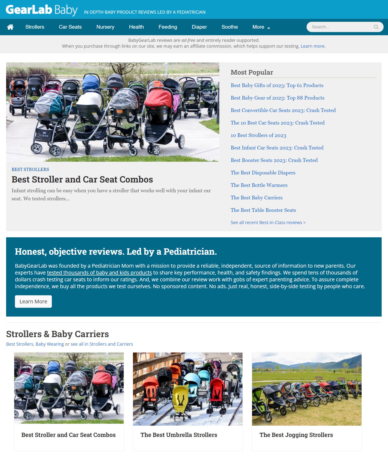 babygearlab homepage