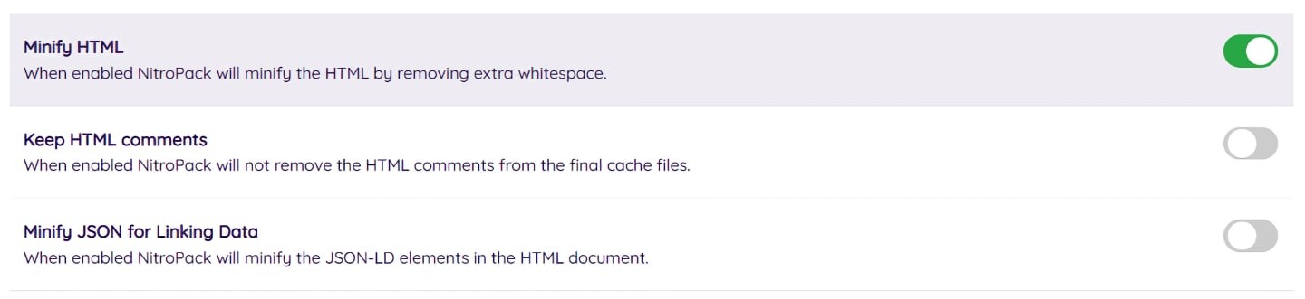Nitropack Html Optimization