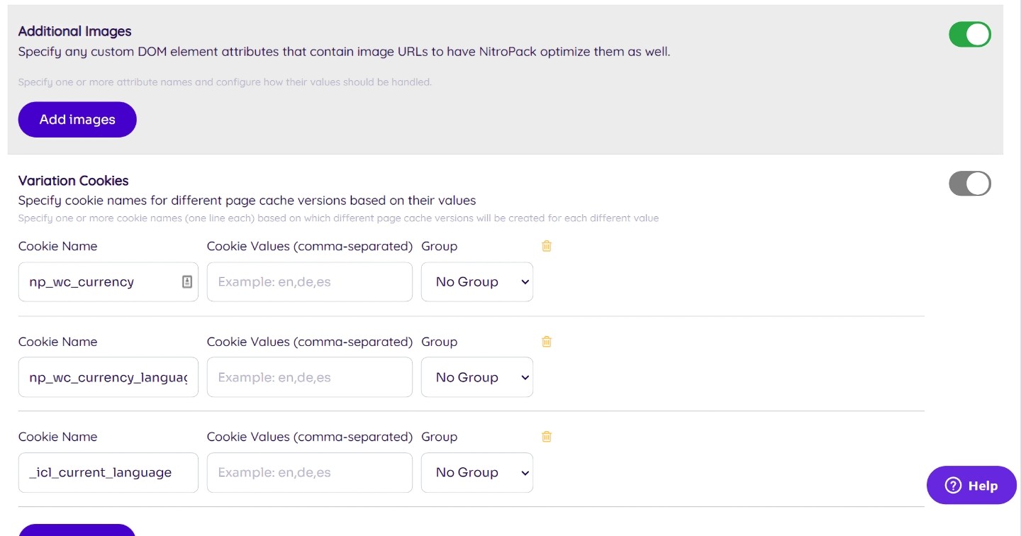 Nitropack Image Opimization DOM