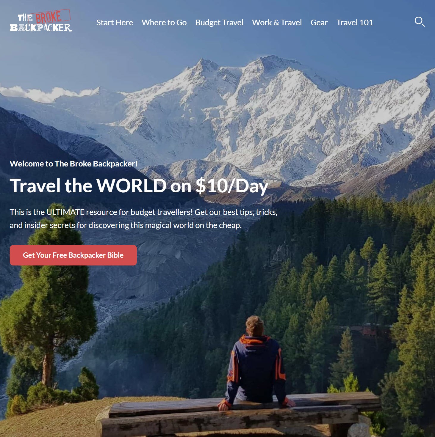 the broke backpacker homepage