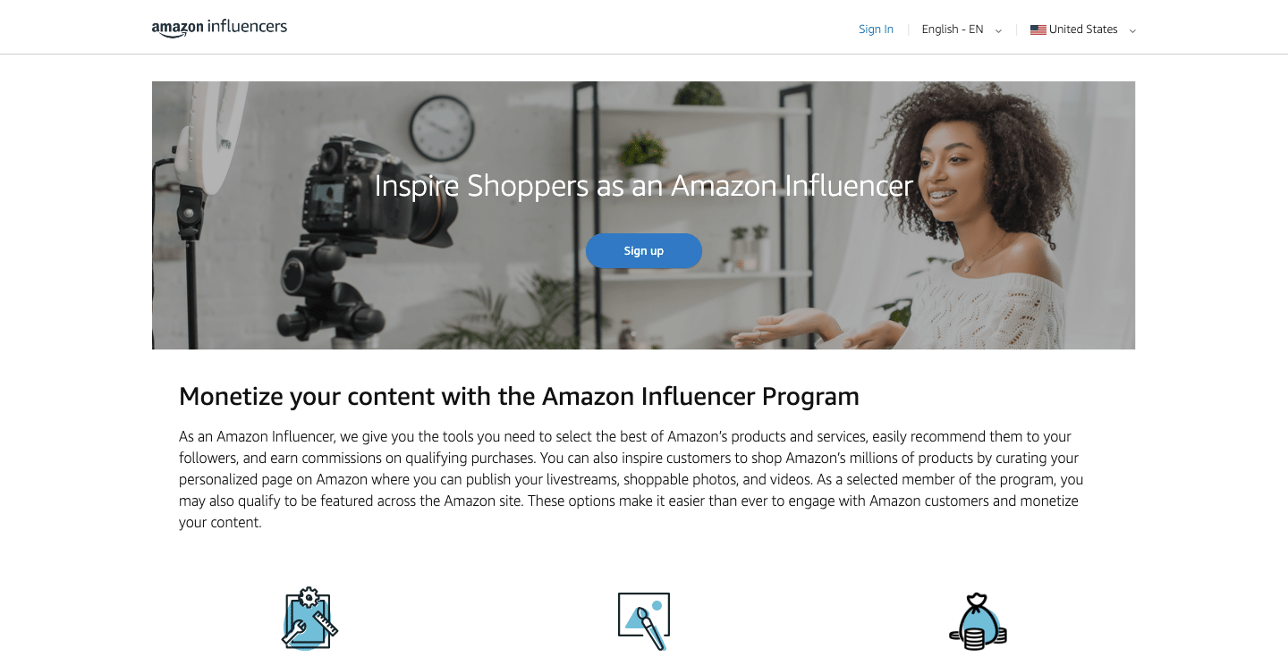 amazon influencer program