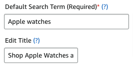 amazon search ads settings