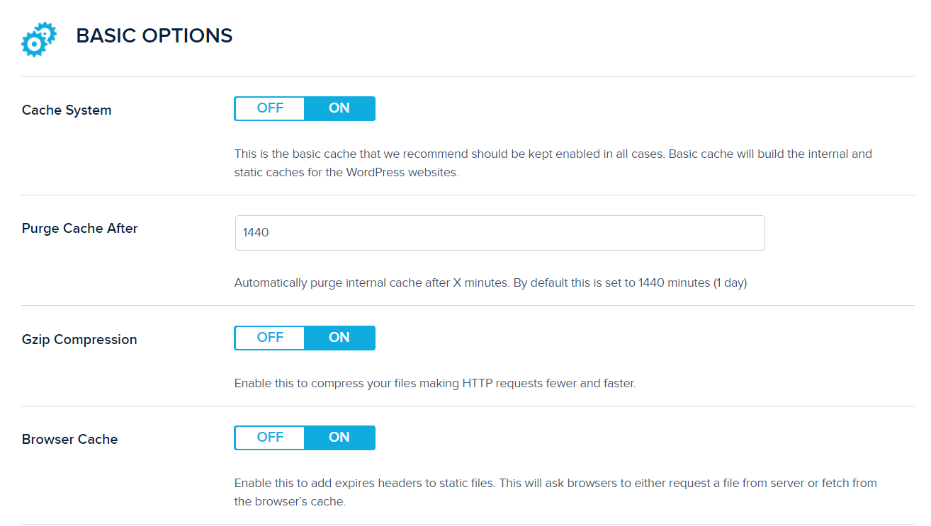 Breeze Basic Options