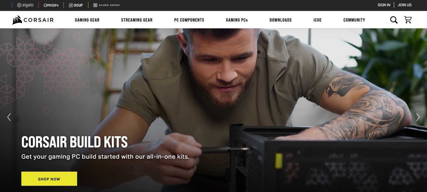 corsair homepage