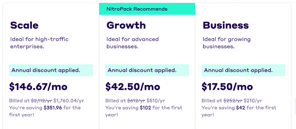 Nitropack Plans