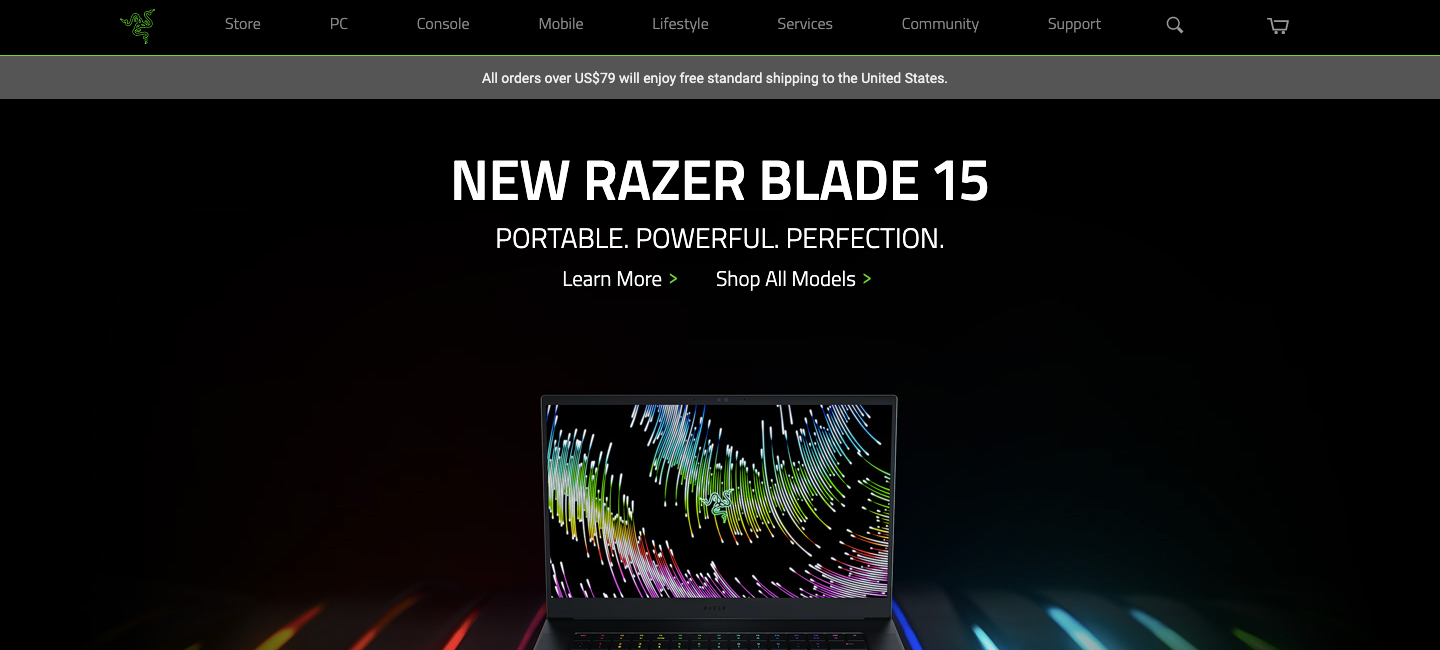 razer homepage