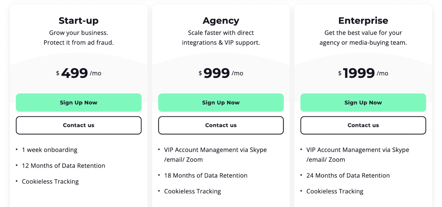 Voluum's pricing