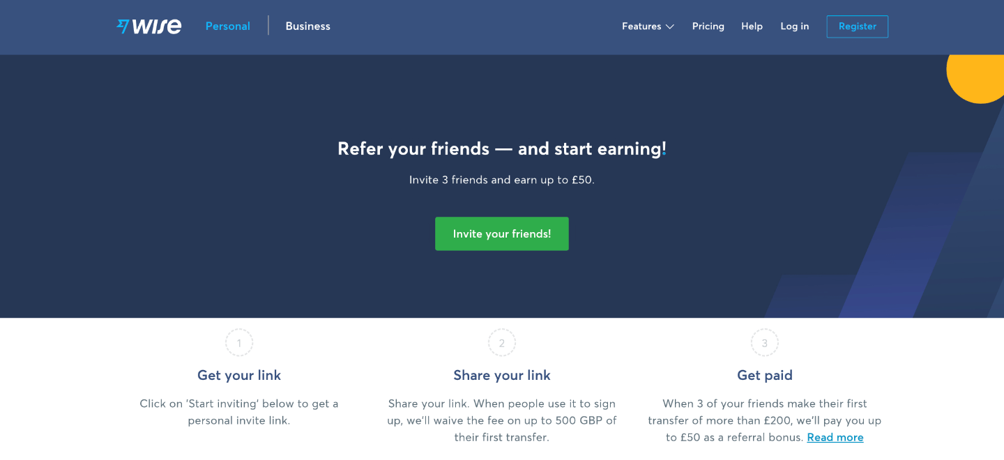 wise referral program