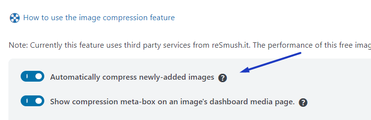 Wp Optimize Automatic Omage Compression Feature